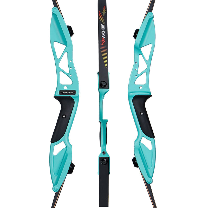 56" Beginners Competition Recurve Bow Right Handed Youth Practice Takedown Bow 18-50lbs