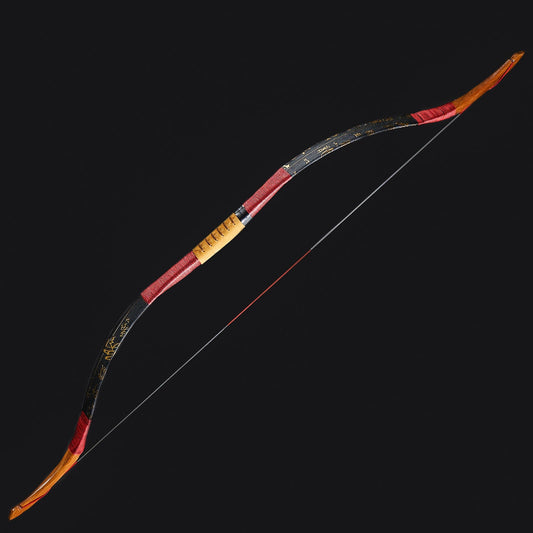 Archery Traditional Recurve Bow Mongolian Horse Bow Hunting Target 15-50 lbs