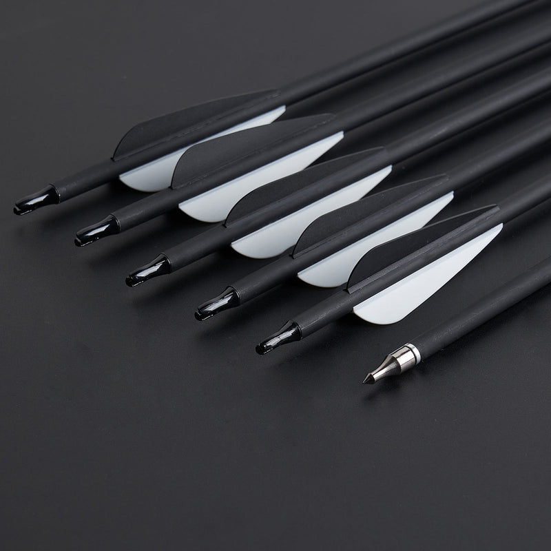 Archery 60" Laminated Takedown Recurve Bow and Arrows Kit LH Hunting Bow with 12pcs Carbon Arrows 30-50lbs