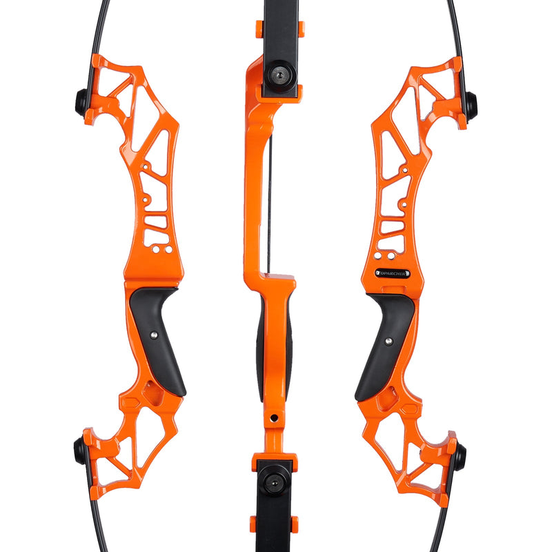 53" Takedown Recurve Bow Right Handed For Archery Club Beginner Practice Bow 20/30/40/55lbs