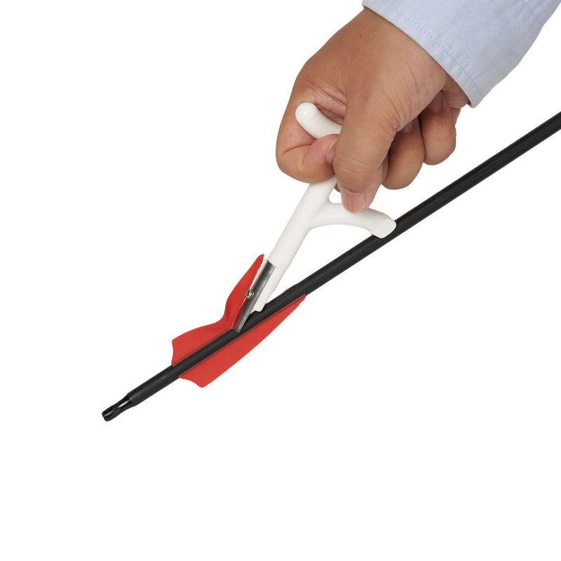 Professional Arrow Fletching Remover Tool Scraper with 4 Replaceable Blades