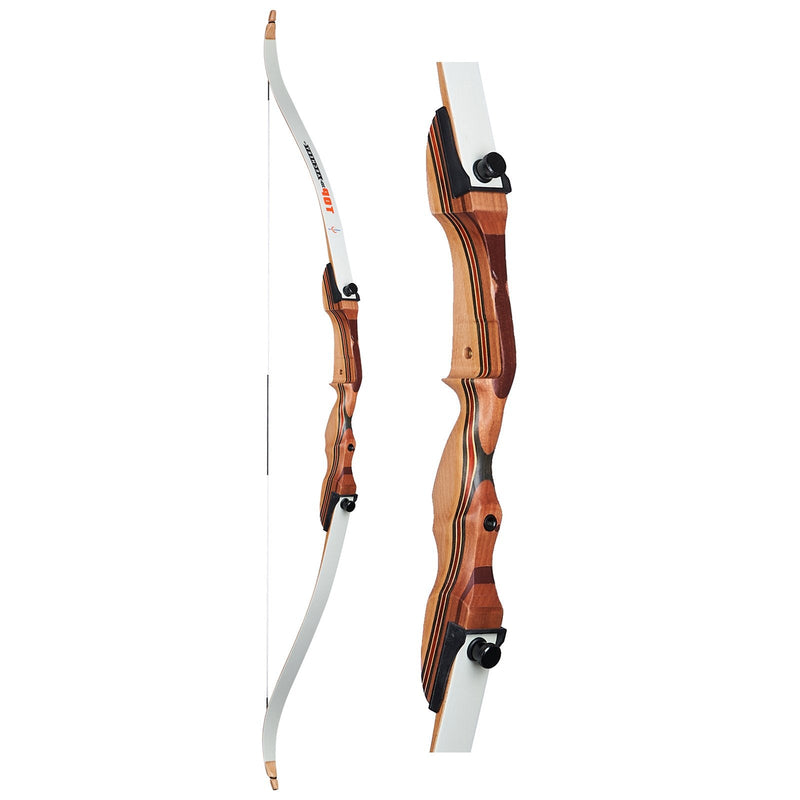 48" Junior Recurve Bow Set Archery Club Competition Practice Right Hand Bow with 12pcs Carbon Arrows 10/16/20 lbs