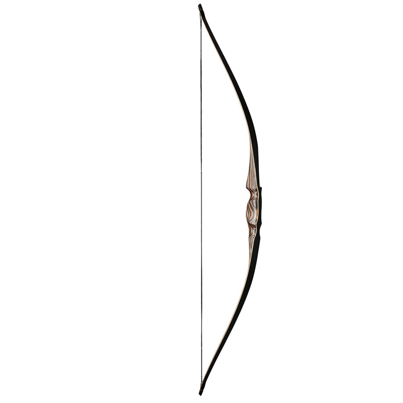 54" Archery Traditional Recurve Hunting Bow Right Hand Handmade Wooden Laminated Bow with Arrow Rest 20-70lbs