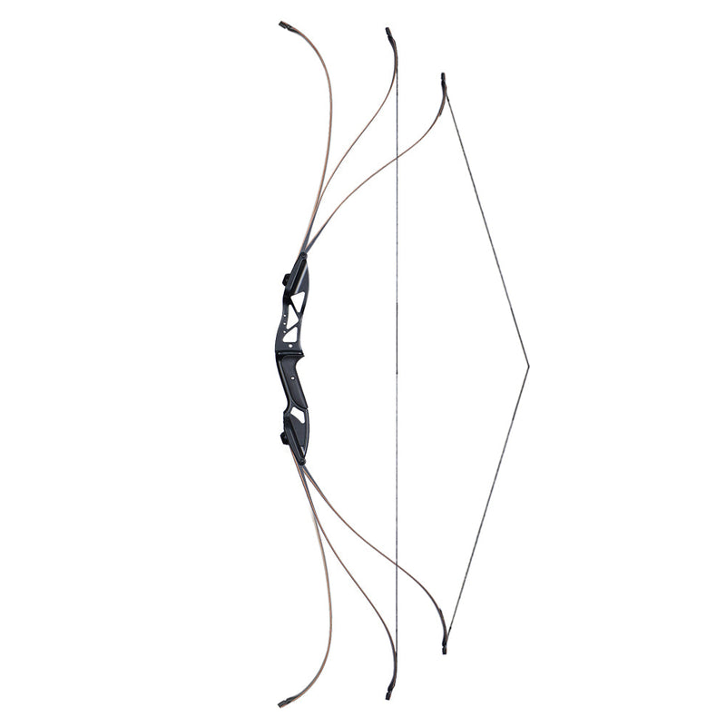 56" Archery Takedown Recurve Laminated Bow RH Aluminum Riser Hunting Bow 30-50lbs