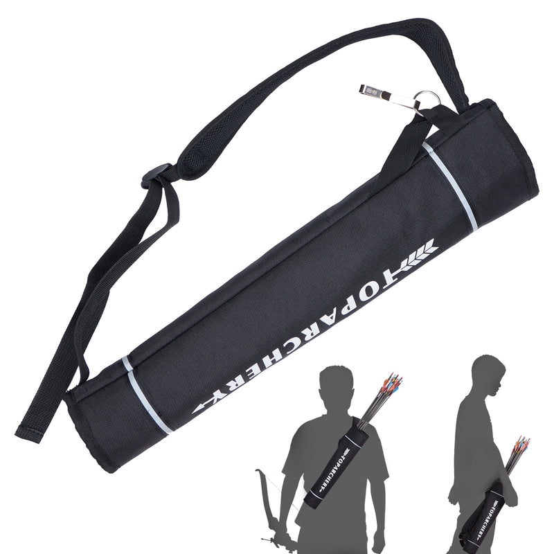 Archery Back Arrow Quiver Holder Adjustable Arrow Bag for Bow Hunting and Target Practice