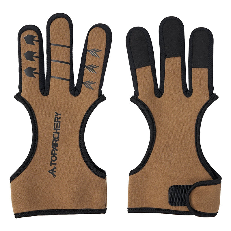Archery Guard Finger Neoprene Shooting Gloves Fingertip Non-Slip Breathable 3 Finger Protector Hunting Accesory