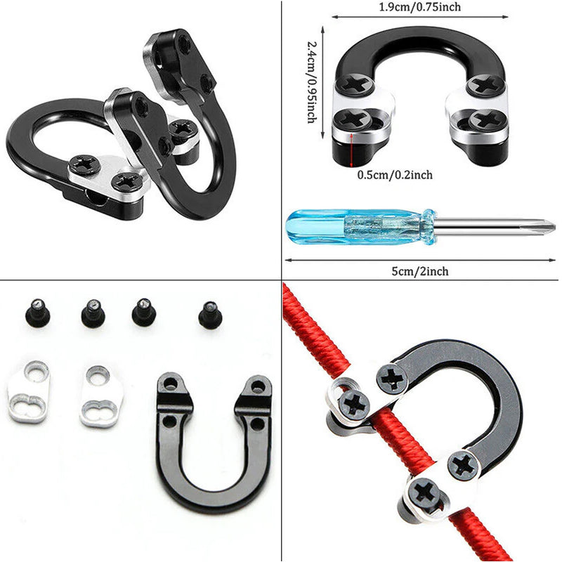 Metal Bow String Release Loop For Archery & Hunting Compound Bow D Loop