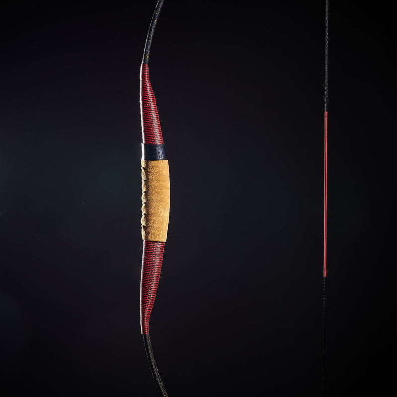 Archery Traditional Recurve Bow Mongolian Horse Bow Hunting Target 15-50 lbs