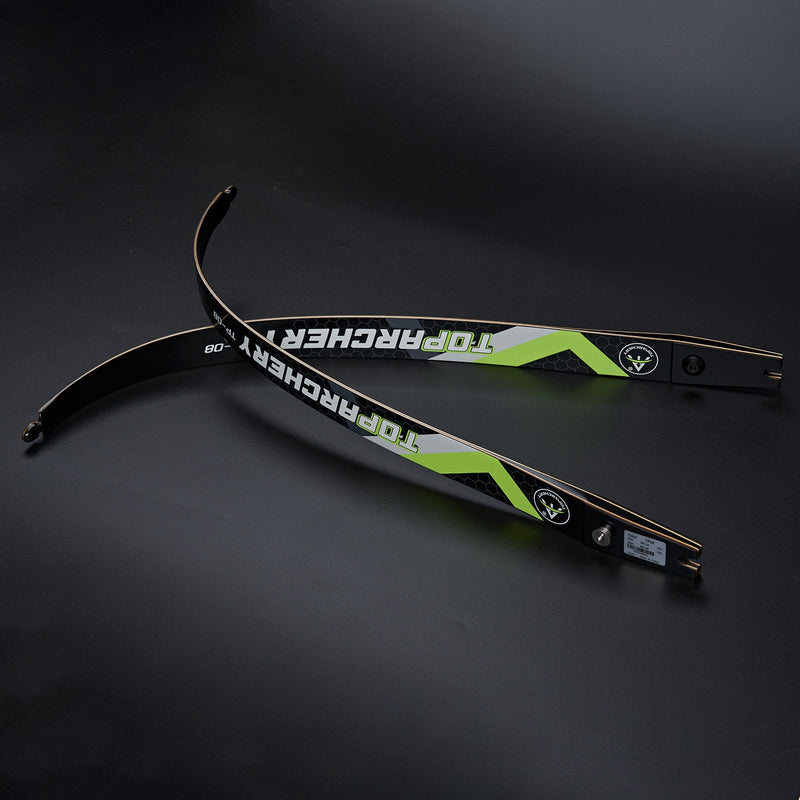 Archery ILF Recurve Bow Limbs Bamboo Carbon Laminated Limbs 20-40lbs
