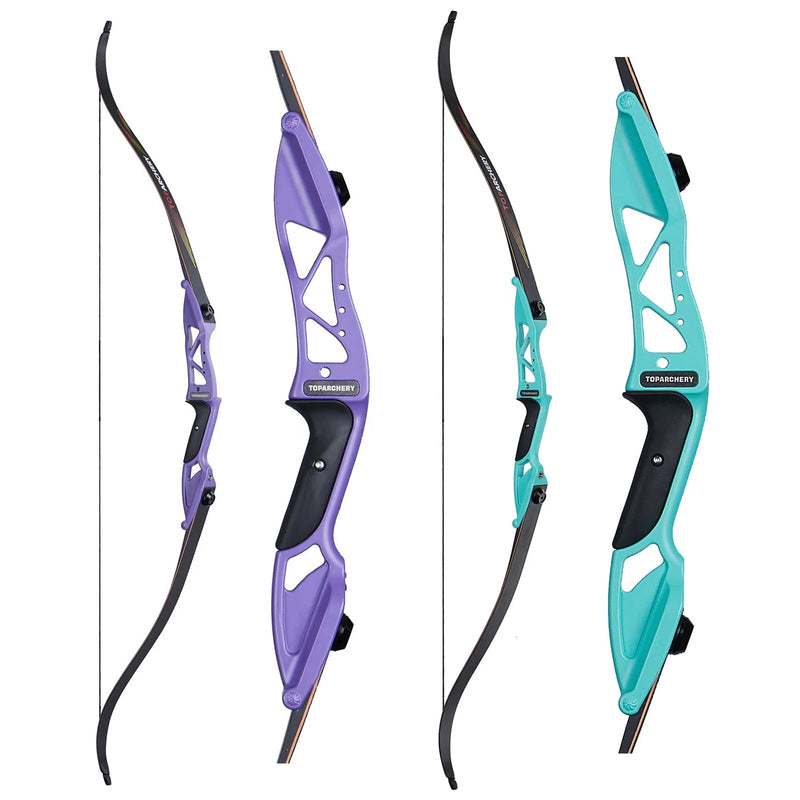 56" Beginners Competition Recurve Bow Right Handed Youth Practice Takedown Bow 18-50lbs