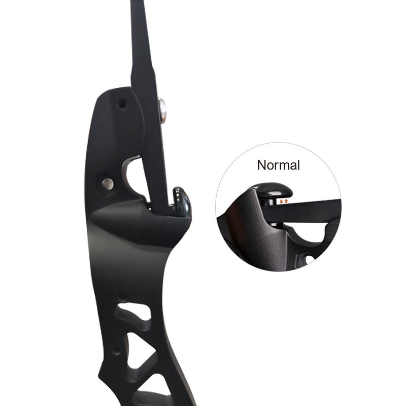 Archery 62" ILF Recurve Bow 25-60lbs Right Hand Hunting Bow Aluminum Alloy Riser