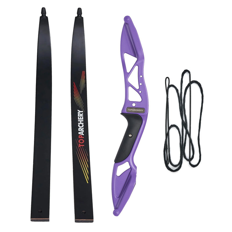 Archery 56" Beginner Competition Recurve Bow and Arrow Set RH Youth Target Shooting Practice Bow 18-50lbs