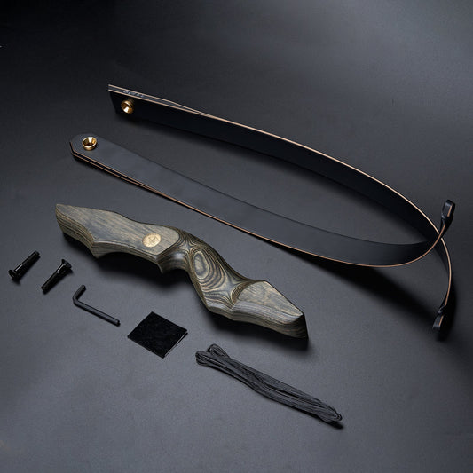 60" Archery Laminated Recurve Bow Left Right Handed Takedown Hunting Bow 30-50lbs