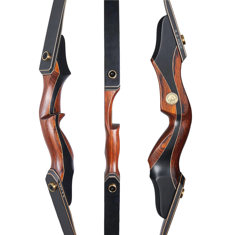 60" Recurve Hunting Bow RH 25-50 LBS with Bow Stabilizers Set