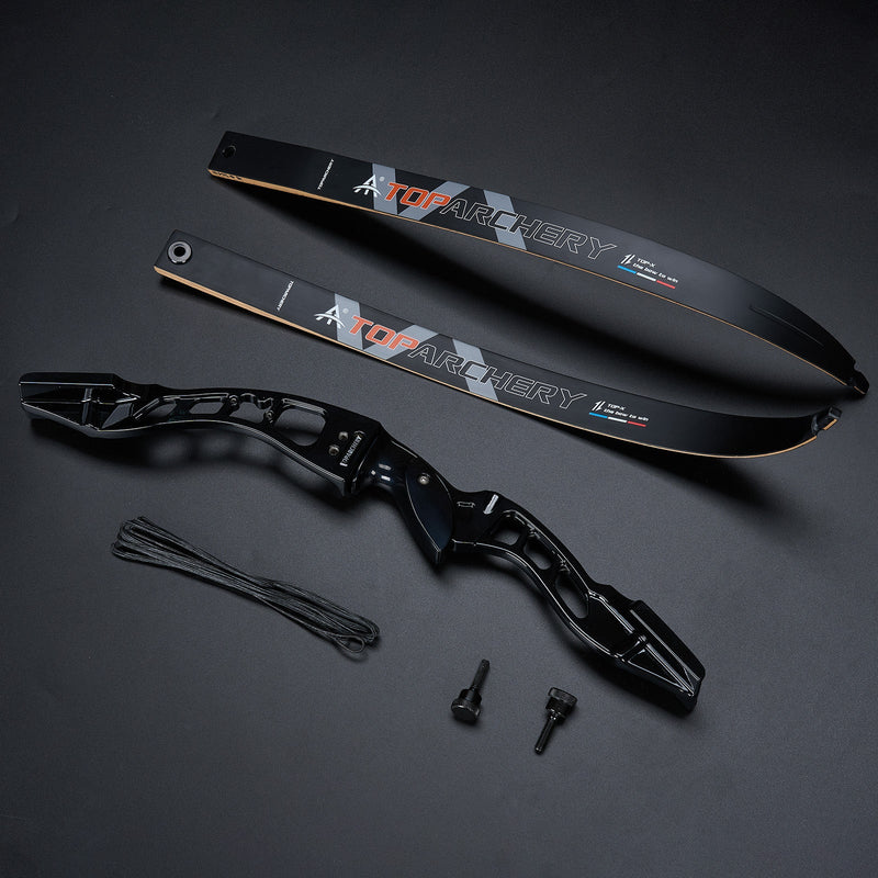 66 Inch Competition Recurve Bow RH for Archery Gym Training Target Shooting 20-40lbs