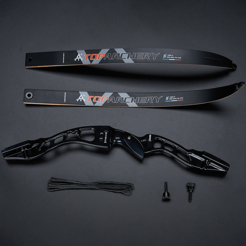 Archery 66" Beginner Competition Recurve Bow Set RH Youth Target Shooting Practice Bow 20-40lbs