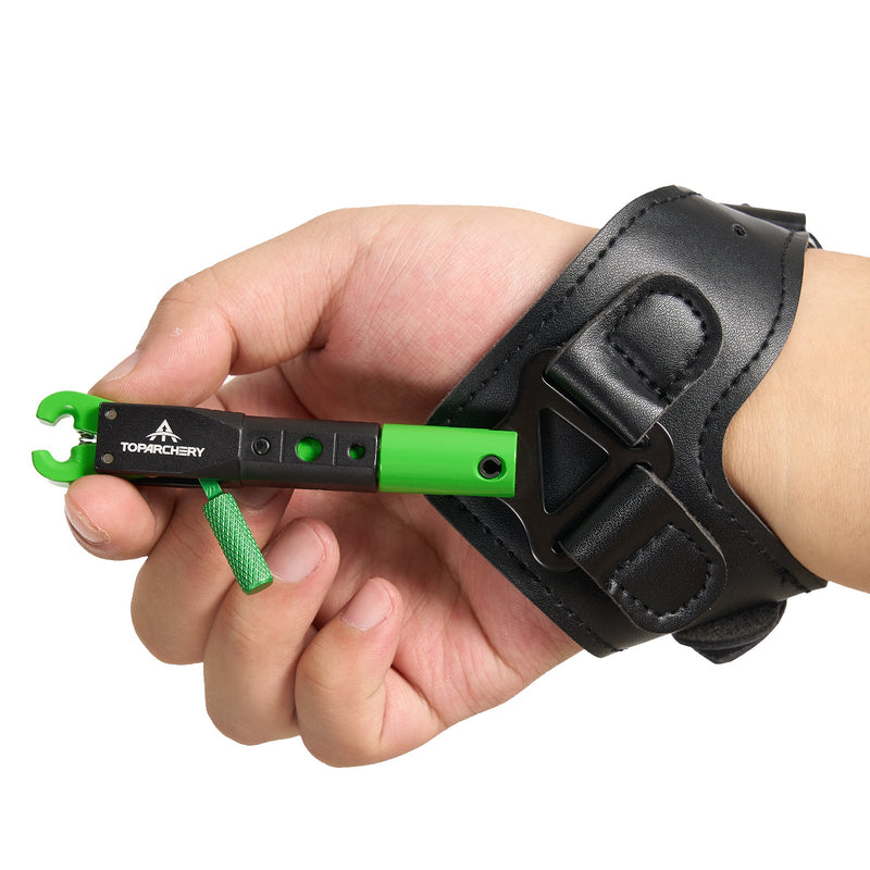 Archery Thumb Release Aid Compound Bow Wrist Strap Arrow Trigger