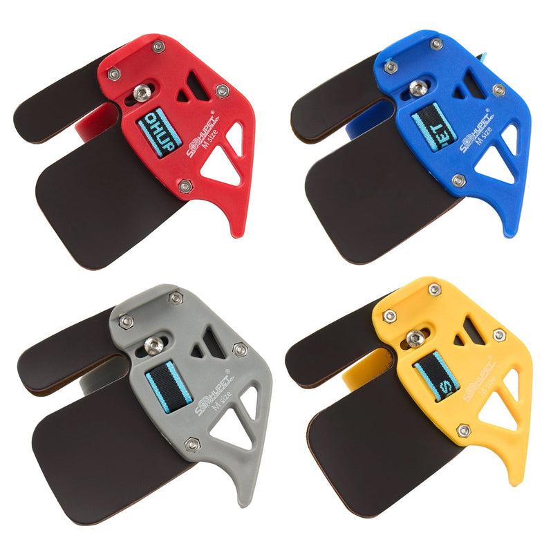 Archery Finger Tab Guard Adjustable Competition Bow Protect Gear Right Hand