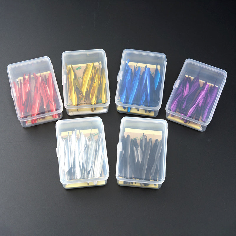 50pcs Spin Vanes 1.8 inch Spiral Archery Feather