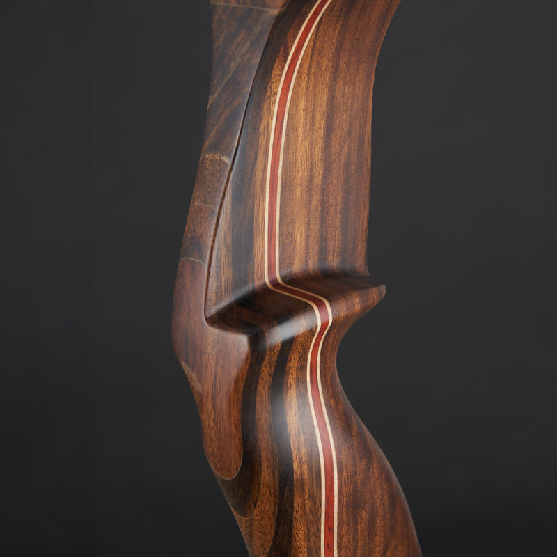 Archery 60" Hunting Bow Takedown Recurve Wood Laminated Bow RH 20-60lbs