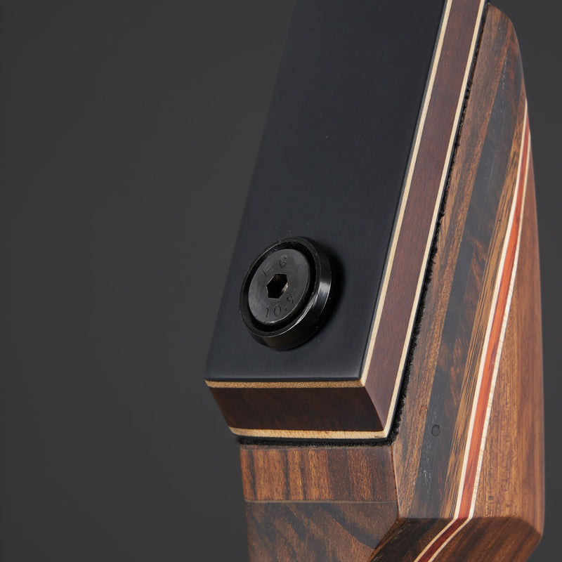 Archery 60" Hunting Bow Takedown Recurve Wood Laminated Bow RH 20-60lbs