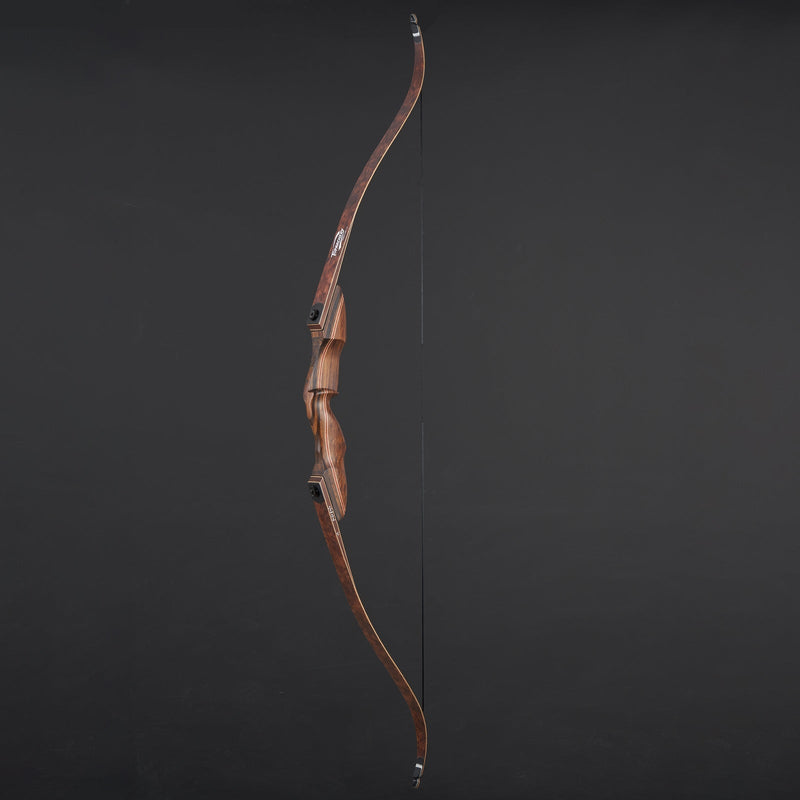 Archery 60" Hunting Bow RH Takedown Recurve Wood Laminated Bow 20-60lbs