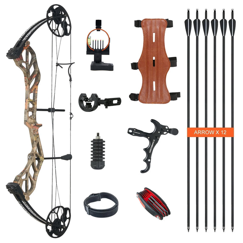 Adults Hunting Compound Bow 19-70lbs Left Right Hand Beginner Outdoor Shooting
