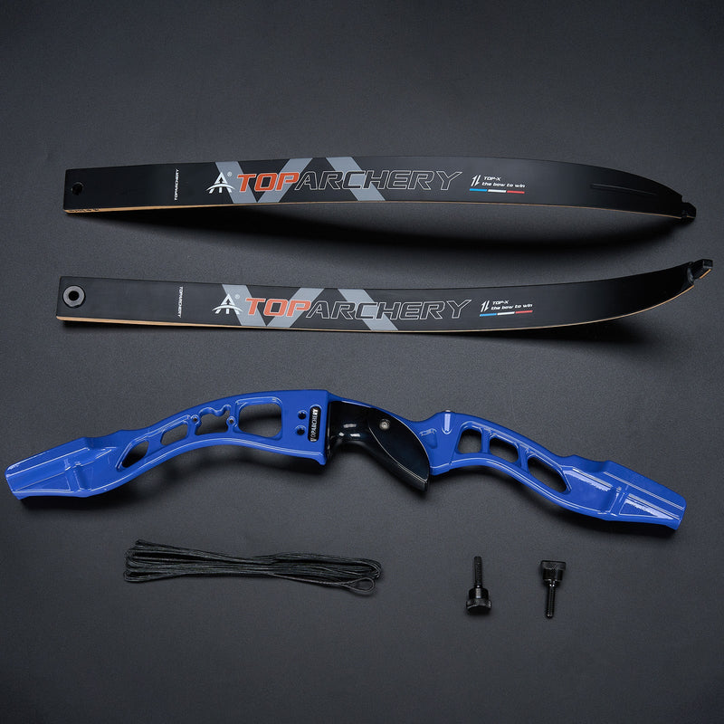 66" Archery Competition Recurve Bow and Arrow Set Right Hand for Beginner 18-50lbs