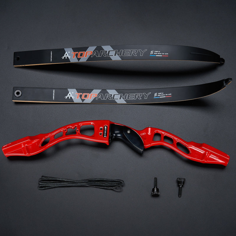 66" Archery Competition Recurve Bow and Arrow Set Right Hand for Beginner 18-50lbs