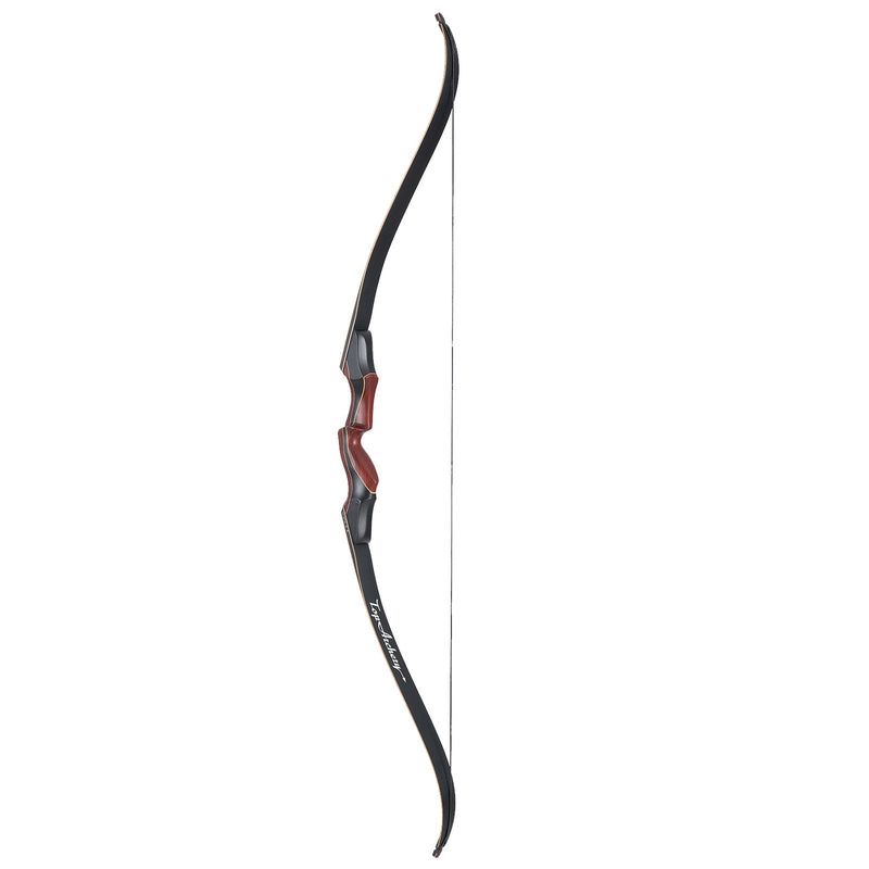 Archery  60" Hunting Recurve Bow Takedown Wood Laminated Bow RH for Outdoor Shooting 25-50lbs