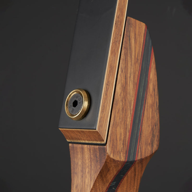 Archery 60" Hunting Laminated Bow RH Takedown Recurve Wood Bow 25-60lbs