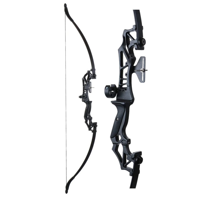 Archery 53" Beginner Recurve Bow and Arrow Set Right Hand Bow for Outdoor Sports Shooting 20/30/40/55lbs