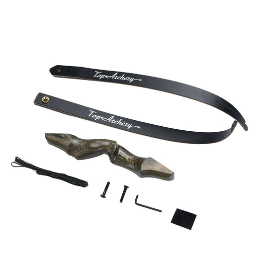 60" Archery Laminated Recurve Bow Left Right Handed Takedown Hunting Bow 30-50lbs