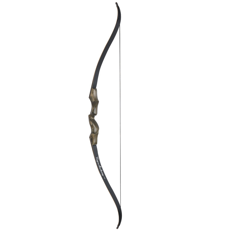 60" Archery Laminated Recurve Bow Left Right Handed Takedown Hunting Bow 30-50lbs