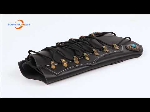 Archery Traditional Arm Guard with Adjustable Straps