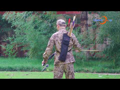 Archery Quiver Adjustable Waterproof Back Quiver Canvas Arrow Bag