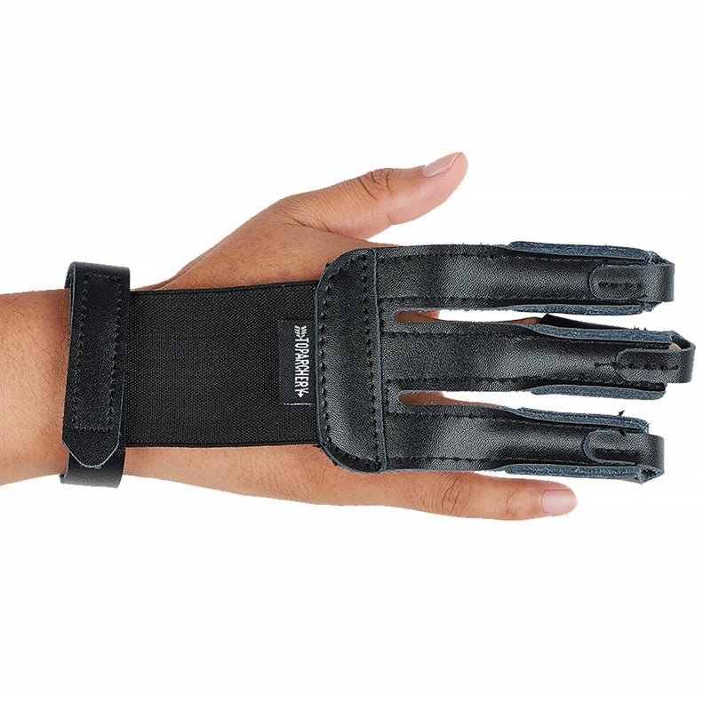 Archery Protective Gloves 3-Finger Guard for Left Right Handed Shooter