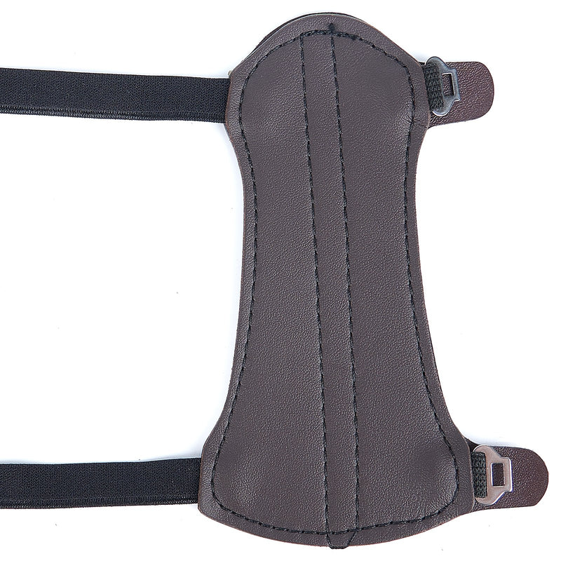 2 Straps Leather Arm Guard Archery Arm Protector