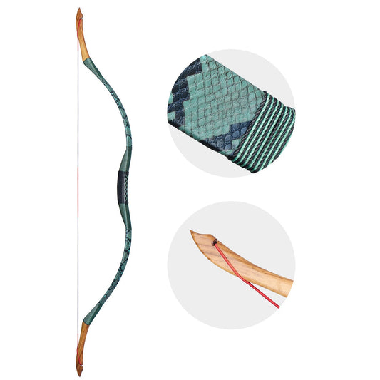 Bowstar 50" Archery Traditional Mongolian Horse Bow 20-50lbs