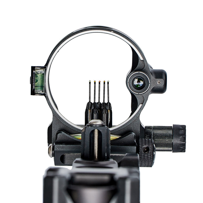 Archery 5Pin Fiber Optics Bow Sight Compound Bow Sight Long Rod