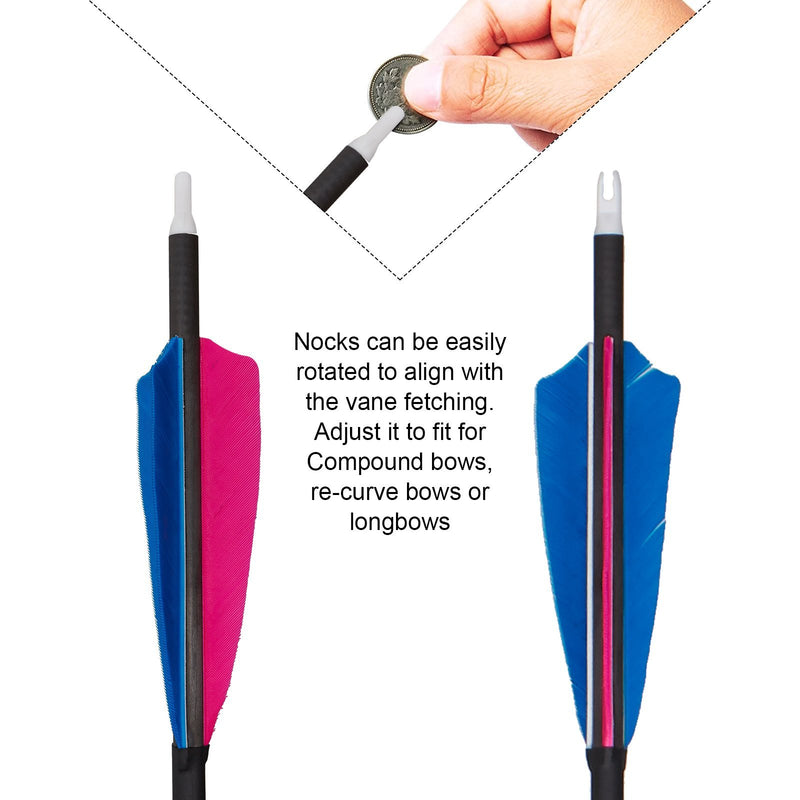 12Pcs Archery 31" Turkey Feather Fletched Pure Carbon Arrow Straightness 0.003 Spine 350 Hunting Arrows