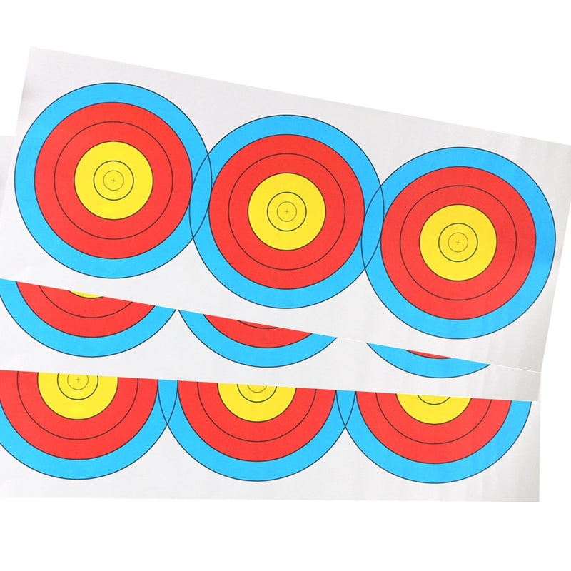 12Pcs 60x25cm Archery Target Paper Face