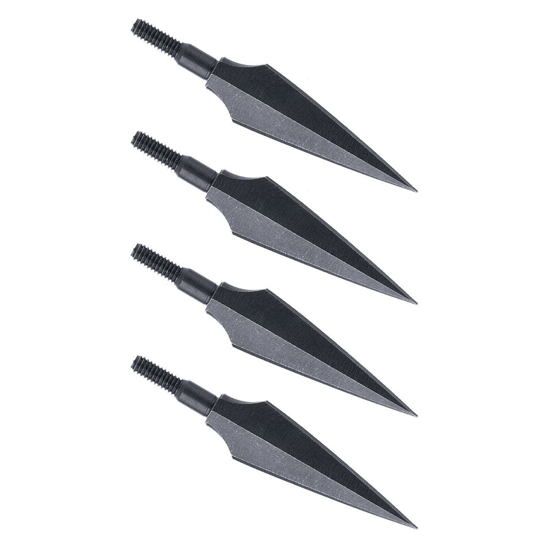 12Pcs Archery Arrowheads 2 Blades Carbon Steel Broadheads Arrow Tips Points