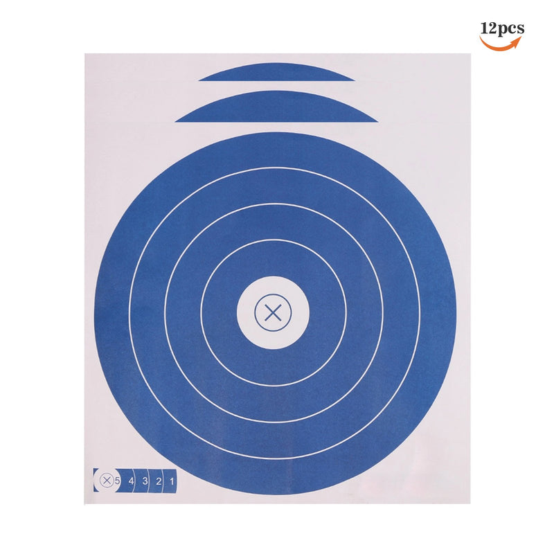 12Pcs Archery Target Paper 40x40cm Target Faces for Recurve Bow