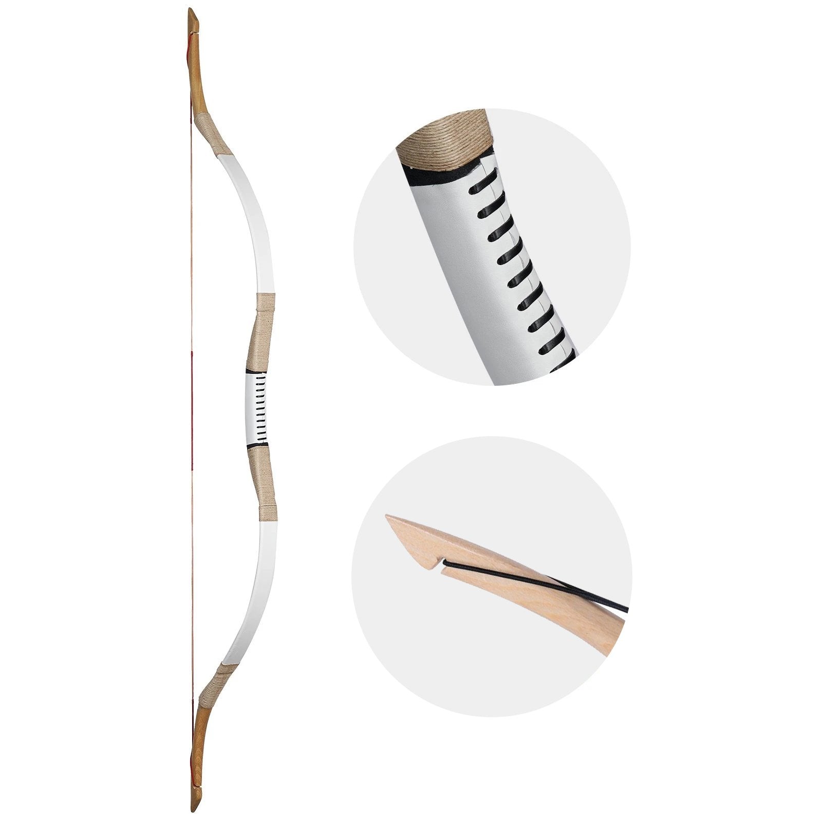 Archery Traditional Recurve Bow OnePiece Powerful Hunting Bow Target