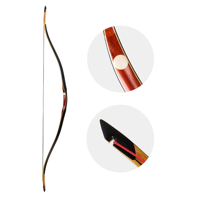 Archery 53" Assyrian Traditional Recurve Bow Handmade Laminated Horse Bow 30-50lbs