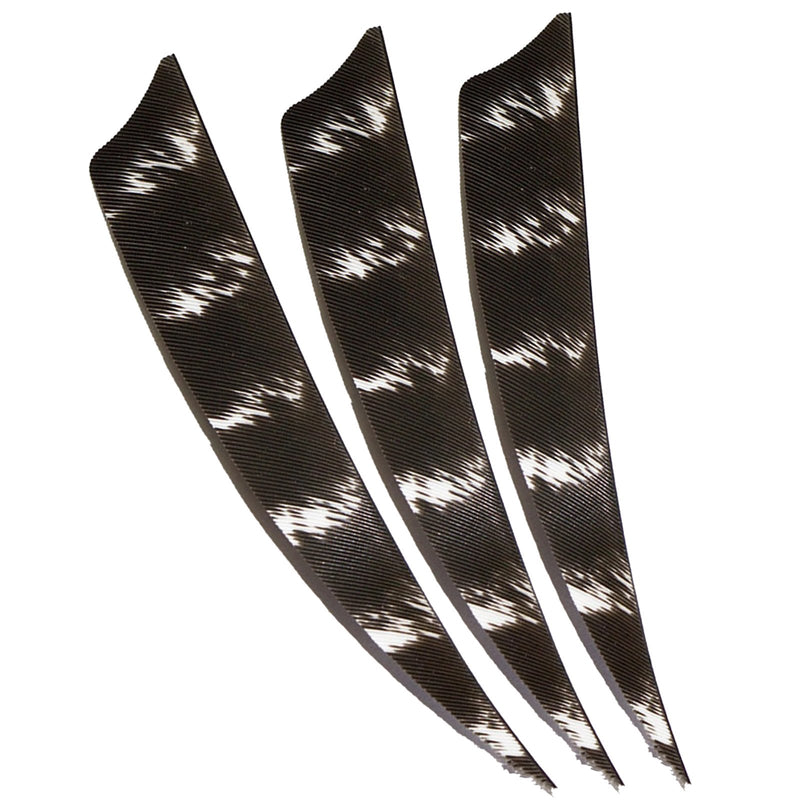 50pcs Turkey Feather Fletching 4/5 Inch Right Wing Arrow Feathers Vanes for Wooden Bamboo Arrows