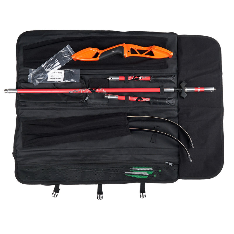 Portable Takedown Recurve Bow Case Archery Bag Bow Quiver for Outdoor Hunting