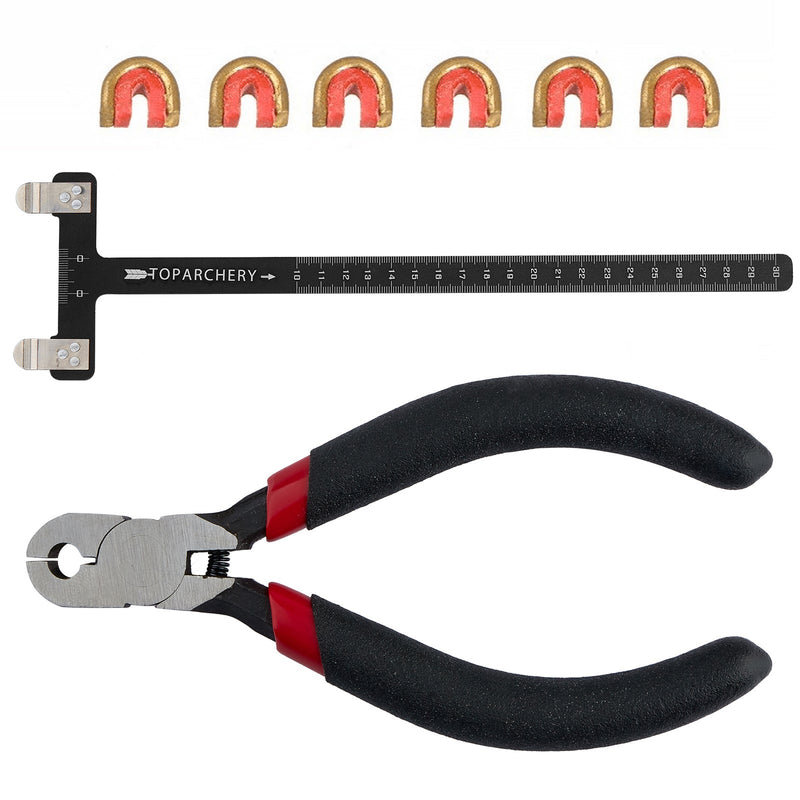 Archery Nocking Points D Loop Nock Pliers String Nocking Point Bow Square T Ruler Kit