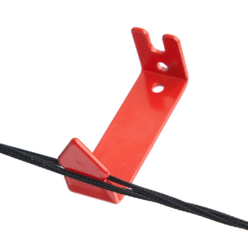 Archery Bowstring Separator Red String Splitter Bow Peep Sight Install Seperator